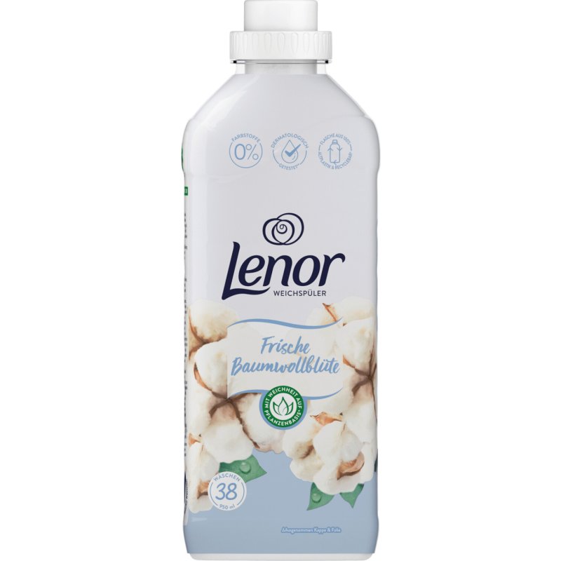 Lenor Fabric Softener - Fresh Cotton Flower 32 loads  buy online now, $  7,97