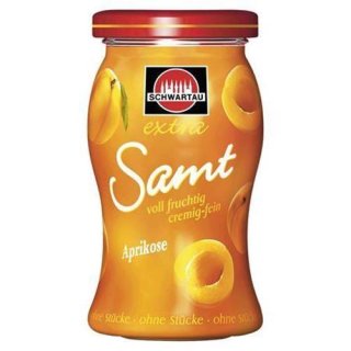 Schwartau velvet jam aprikot 270 g glass
