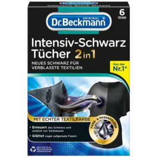 Dr. Beckmann Farbtücher Intensiv-Schwarz