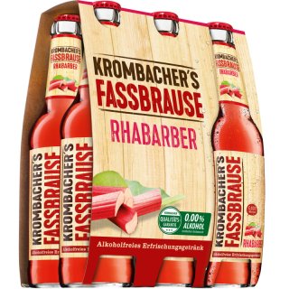 Krombacher Fassbrause Rhubarb 6x0.33l