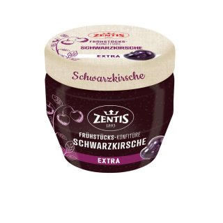 Zentis Frühstückskonfitüre Schwarzkirsche 230 g