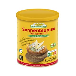 Mestemacher Sonnenblumenbrot in der Dose 500g