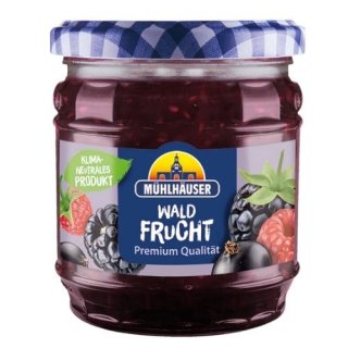 Mühlhäuser Extra Jam Forest Fruit 450 g glass