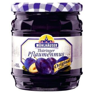 Mühlhäuser Thueringer Pflaumenmus 450 g