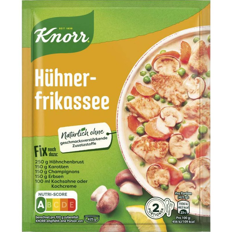 Knorr Fix Chicken Fricassee – buy online now! Knorr –German FIX produ, $  3,35