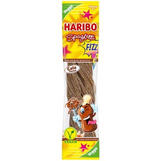 Bonbons gélifiés acidulés Bandes arc-en-ciel Z!NG Haribo 170g HARIBO RAINBW  STRIPS - FRENCH 