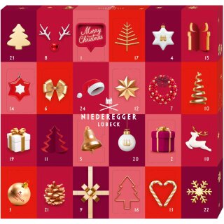 Niederegger Adventskalender Glamour Mini