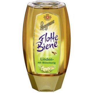 Langnese Linden honey fast bee with blossom honey 250 g bottle