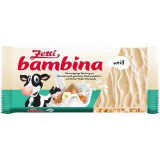 Zetti Bambina weiß Tafel 100g