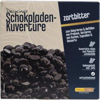 Decocinos Kuvertüre Zartbitter 200g