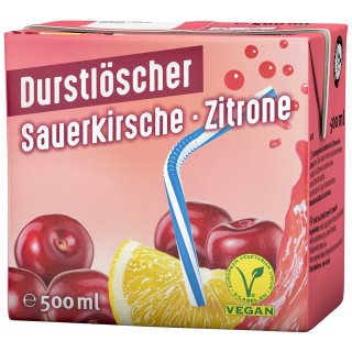 Durstlöscher Sauerkirsche-Zitrone 0,5l