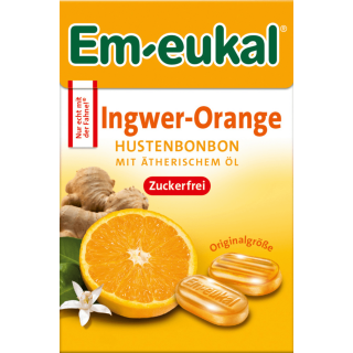 Em-eukal Ingwer-Orange zuckerfrei 50g