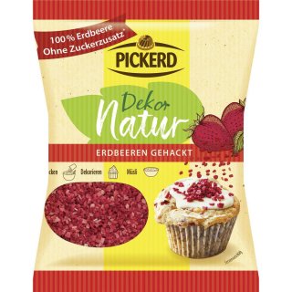 Pickerd Decor Natural Strawberries Chopped 15g
