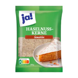 ja! Haselnusskerne gemahlen 200g