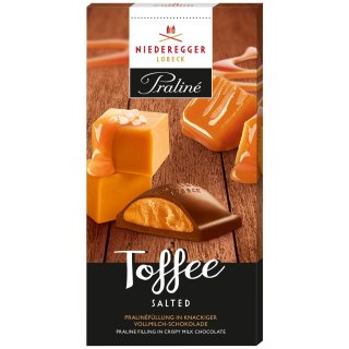 Niederegger Praline Bar Toffee Salted 100g