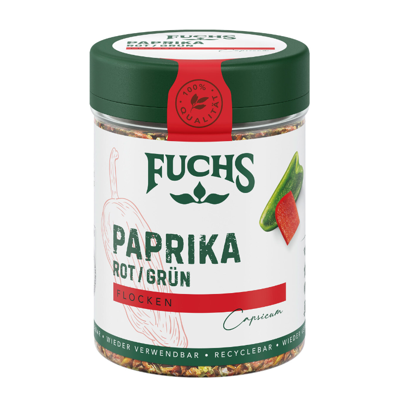 Fuchs Bell Pepper Flakes red/green 50g – buy online now! Fuchs – Germ ...