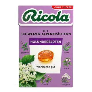 Ricola Holunderblüten zuckerfrei 50g