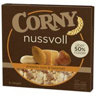 Corny Nussvoll Dreierlei Nuss &amp; Karamell