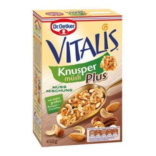 Dr. Oetker Vitalis Crunchy Plus Nut Mix