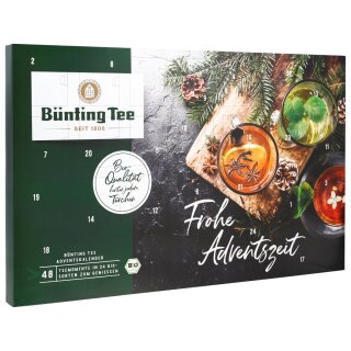 Bünting Bio Tee Adventskalender Frohe Adventszeit