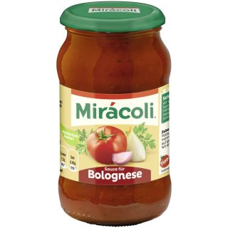 Miracoli Pasta Sauce für Bolognese 400g