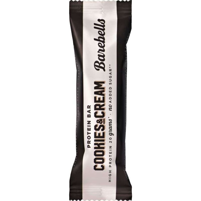 Barebells Cookies & Cream Protein Bar 55g – buy online now! Barebells ...