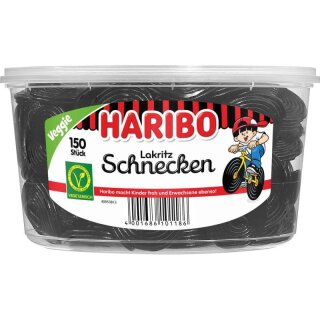 Haribo Lakritz Schnecken 150St