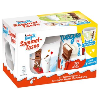 Kinder Riegel + Sammeltasse