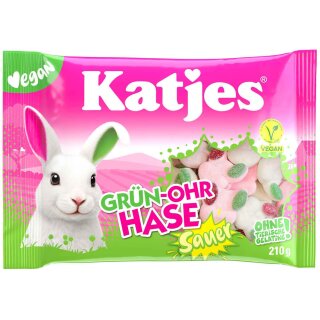 Katjes Grün-Ohr Hase sauer 210g