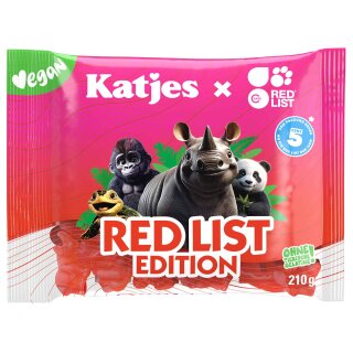 Katjes Red List Edition 210g