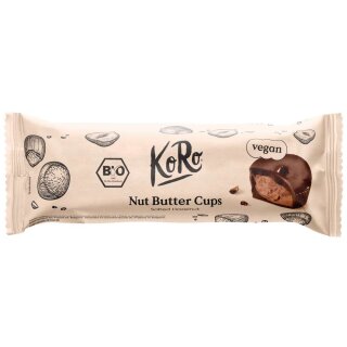 KoRo Bio Nut Butter Cups Salty Hazelnut 3x13g