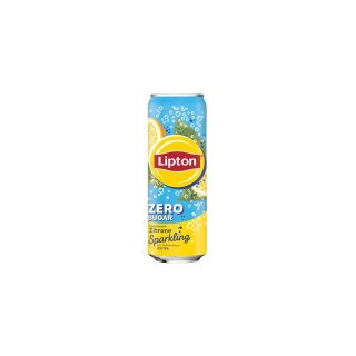 Lipton Ice Tea Sparkling Zitrone Zero 0,33l Dose