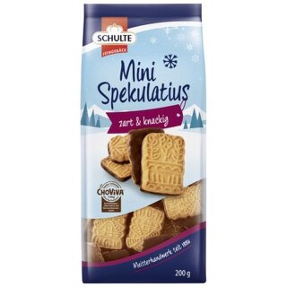Schulte ChoViva Mini Spekulatius dunkel 200g
