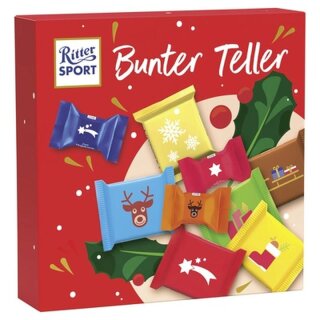 Ritter Sport Bunter Teller Weihnachten 230g