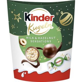 Kinder Kugeln Milk and Hazelnut Sensation 90g