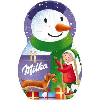 Milka Adventskalender Schneemann 186g