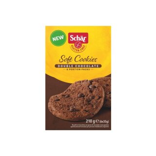 Schär Soft Cookies Double Chocolate Gluten-Free 210g