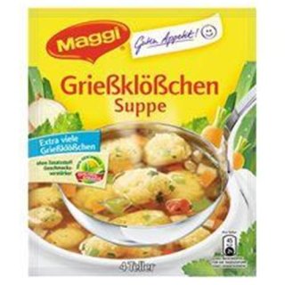Maggi Guten Appetit Grie&szlig;kl&ouml;&szlig;chen Suppe