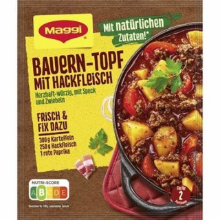 Maggi Fix & Frisch Bauern-Topf mit Hackfleisch